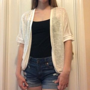 White Cardigan - Size S from Aeropostale